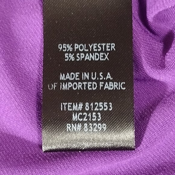 Antthony Originals: 2-Piece Pull-on Pant Set, Size 2X, Purple (NWT) - Picture 11 of 11